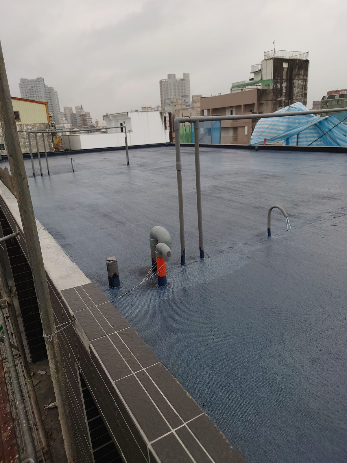 屋頂 PU 防水塗膜工程施工相簿照片